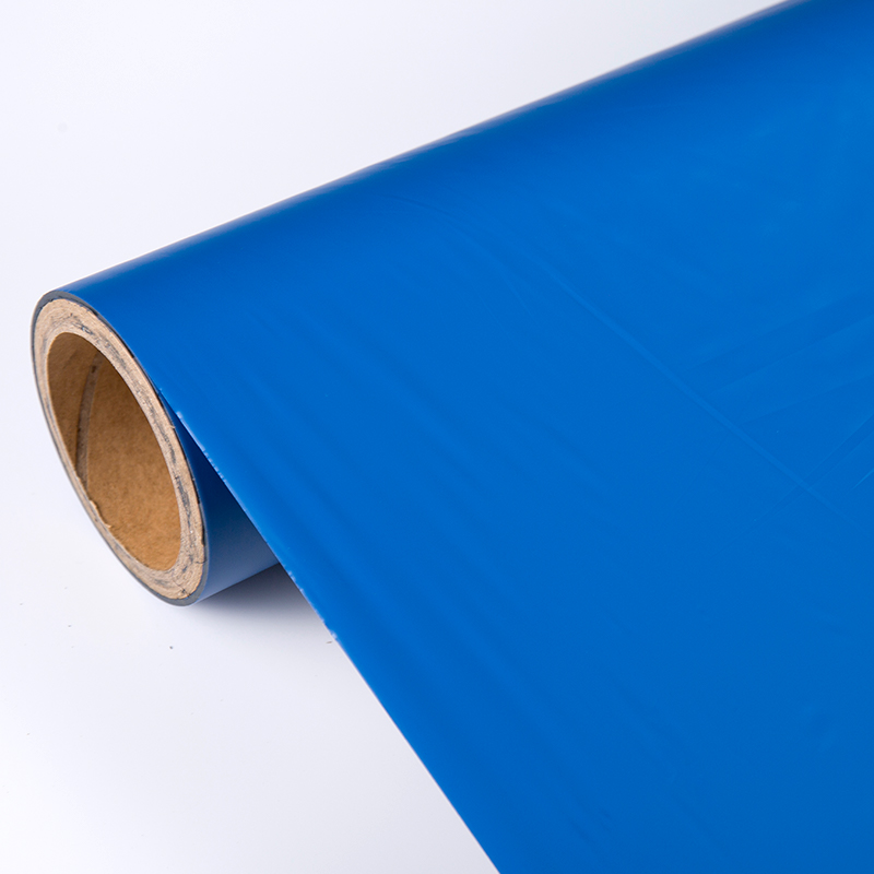 Low Breathable 2 Layer 100% Blackout TPU Film for Curtain Dark Blue + Black Blackout Film